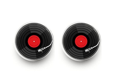 Waozshangu Vinyl Record Retro Music DJ Earrings Stud Jewelry