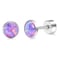 ZDE Titanium Flatback Earrings for Women Opal Fire and Snow Stud Earrings Flat Back Women Earrings Hypoallergenic Cartilage Flatback Earring Helix Conch Piercing 4mm
