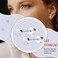 ZDE Women Earrings Flat Back Dot Earrings Titanium Hypoallergenic Cartilage NonNickel Earrings Studs for Sensitive Ears Simple Classic Screw On Stud Earring Silver 5MM