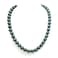 JNF Emerald Large Faux Pearl Necklace and Earrings Set 1920s Chunky Pearl Choker Costume Jewelry