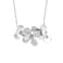 BNQL Orchid Flower Necklace with Teardrop Pearl Wedding Jewelry Bridesmaids Gifts