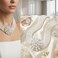 ROFIFY Audrey Hepburn Style Faux Pearl Necklace Set Strand Ear clip Wedding Inspired by Breakfast at Tiffanys for Women LFFJ036 JIA