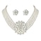 ROFIFY Audrey Hepburn Style Faux Pearl Necklace Set Strand Ear clip Wedding Inspired by Breakfast at Tiffanys for Women LFFJ036 JIA