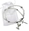 Westmon Works First Communion Bracelet for Girls Catholic Bracelet with Cross Chalice Charm Meaningful First Communion Gift for Girls with Keepsake Pouch