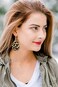 ZOLEAROPY Leopard Jewelry For Women Statement Leopard Cuff Bracelet Teardrop Leaf Earrings Long Tassel Pendant Necklace Set