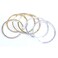 RELOVET Crystal Rhinestone Hoop Earrings Extra Large Thin Statement Skinny Sparkle Bling Drop Circle Dangle Silver Gold Statement for Women Party Dance Fashion Jewelry silver