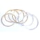RELOVET Crystal Rhinestone Hoop Earrings Extra Large Thin Statement Skinny Sparkle Bling Drop Circle Dangle Silver Gold Statement for Women Party Dance Fashion Jewelry silver