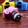 Calsgkspray 2Pcs Black Camera Keychain with SoundKey Ring Decor Bag Wallet PendantMini Camera Design Keychain Cute Novelty Ring Child Toy Kids Key Chain Pendant Creative Gift Key Chain Decorative Keyc