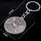 Acxico 2Pcs 50 Years Perpetual Calendar Keyring Vintage Keychain Silver Key Chain Key