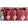 Agromusk Cute Strawberry KeychainBag CharmsKawaii Heart Flower Daisy Key chains Accessories Decor for Girls Purse Gift Pink