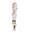 ANDI Wristlet Keychain for Women Scrunchie Bracelet Key Ring With Clip Closure Stretchy Comfortable Wrist Lanyard Key Chain For Car Keys ID Cards Oat Milk