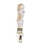 ANDI Wristlet Keychain for Women Scrunchie Bracelet Key Ring With Clip Closure Stretchy Comfortable Wrist Lanyard Key Chain For Car Keys ID Cards Oat Milk