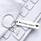 ARFUKA Keychain Welcome Home Engraved Keyring Stainless Steel Key Chain Birthday Christmas Gift Key Ring for Men and Women