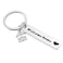 ARFUKA Keychain Welcome Home Engraved Keyring Stainless Steel Key Chain Birthday Christmas Gift Key Ring for Men and Women