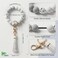 BIHRTC Key Ring Bracelet Wristlet Keychain Silicone Beaded Bangle Chains With Tassel