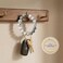 BIHRTC Key Ring Bracelet Wristlet Keychain Silicone Beaded Bangle Chains With Tassel