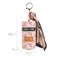 Biiange Lipstick Case Keychain Leather Lip Gloss Bag with Keychain Portable Lipsticks Bag for Lip Gloss PurseMini Perfume Pink