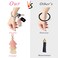 Bisanzoya Beaded Keychain with Tassel Silicone Key Ring Bracelet Cute Boho Car Key Chain Wristlet for Women Beaded pink