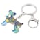 BONSNY Enamel Alloy Heart Lover Schnauzer Dog Key Chains For Women Car Charms Gift