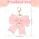 Styquenzer Bow Purse Keychain Charm Bow Keychain Bag Charm for Women Purse Cute Handbag Charms Bows Key chain Pearl Wristlet Keychains Backpack Keychains Charms Accessories for Purses Key Chains Car K