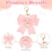 Styquenzer Bow Purse Keychain Charm Bow Keychain Bag Charm for Women Purse Cute Handbag Charms Bows Key chain Pearl Wristlet Keychains Backpack Keychains Charms Accessories for Purses Key Chains Car K