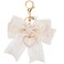Styquenzer Bow Purse Keychain Charm Bow Keychain Bag Charms for Women Bow Keychain Pearl Wristlet Keychain Backpack Charm Keychain Cute Handbag Purse Charms Accessories Charms for Purses Key Chains Ca