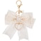 Styquenzer Bow Purse Keychain Charm Bow Keychain Bag Charms for Women Bow Keychain Pearl Wristlet Keychain Backpack Charm Keychain Cute Handbag Purse Charms Accessories Charms for Purses Key Chains Ca