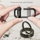 BuitBoll Key Chain Heavy Duty Lock Key Ring Keychain Clip Key Holder Organizer for Home Car Keys Women Men Dark Grey