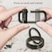 BuitBoll Key Chain Heavy Duty Lock Key Ring Keychain Clip Key Holder Organizer for Home Car Keys Women Men Dark Grey