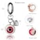 BYXVSBYS Goth Keychain Horror Eyeball Bag Charms Halloween Accessories Gothic keychain Key Ring Funny Decor Cool Purse Charms for Men Women