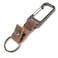 Carhartt Unisex Adult Durable Metal Key Keeper Belt Loop Key Ring Holder with SelfLocking Metal Gate Clip for CarHome Keys Saddle Leather Brown One Size
