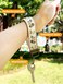 CELOKIY Cute Fall Keychain Wristlet Thick Embroidered Floral Keychain for Women Car Key Chain Accessories
