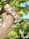 CELOKIY Floral Embroidered Fabric Wristlet Keychain Vintage Style Wrist Key Chain for Women with Brass Hardware