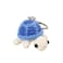 CIBBALIY Mini Handmade Crochet Turtle Keychain Crochet Animal Turtles for Keyring Charm Handbag Bag Purse Pendant Blue