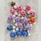 CIBBALIY Mini Handmade Crochet Turtle Keychain Crochet Animal Turtles for Keyring Charm Handbag Bag Purse Pendant Blue