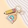 COLORFUL BLING Wooden Rainbow Tassel Keychain Rainbow Inspirational Gifts Teacher Keyring for Teachers Day GiftPENCIL 1