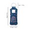 COOKOOKY Chapstick Holder Keychain Cute Lip Balm Keychain HolderRainbow A