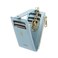 Cynure Women Leather RFID Blocking Card Holder Slim Small Zipper Keychain Front Pocket Wallet with 2 ID Windowlight blue