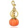 DIFFGYSAN Fruit Pumpkin Keychain Charm Stylish Bag Purse Accessory for Women PersimmonOrange Persimmon