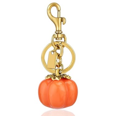 DIFFGYSAN Fruit Pumpkin Keychain Charm Stylish Bag Purse Accessory for Women PersimmonOrange Persimmon