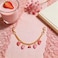 Disengor Strawberry Bag Chain Charms Extender Gold Purse Charm Chain for Handbags Wallet Pants Chain Keychain for Women