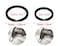 DS. DISTINCTIVE DS DISTINCTIVE STYLE ACE SELECT Round Flat Key Chain Rings 1 and 125 Inch Metal Split Ring for House Car Key Attachment Set of 40 Black