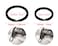 DS. DISTINCTIVE DS DISTINCTIVE STYLE ACE SELECT Round Flat Key Chain Rings 1 and 125 Inch Metal Split Ring for House Car Key Attachment Set of 40 Black