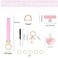 EAQIOIL Keychain Wristlet for Women Wristlet Keychains Bracelet Lanyard for Keys With BowFlowerHeart Keychain