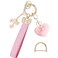 EAQIOIL Keychain Wristlet for Women Wristlet Keychains Bracelet Lanyard for Keys With BowFlowerHeart Keychain