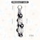 elephtree Boho Macrame Keychain Wristlet Keychain Weave Exquisite Keyring Holder Bracelet Handmade Wrist Lanyard for Women Black flower with pearl