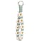 elephtree Boho Macrame Keychain Wristlet Keychain Weave Exquisite Keyring Holder Bracelet Handmade Wrist Lanyard for Women Green flower