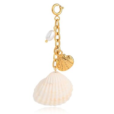 FAMARINE Shell Charm for Necklace Bag Chain Keychain Clasp Clip on Charms Accessories Beach