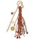 FengFaer Purse Charms Boho Bag Charms for Handbags Sun and Stars Purse Keychain Bag Charm Chainkeychains for women Brown