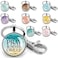 Fumete Christian Keychain Bulk for Women Men Bible Verse Religious Scripture Quote Inspirational Key Rings Gifts for Father18 PcsWatercolor